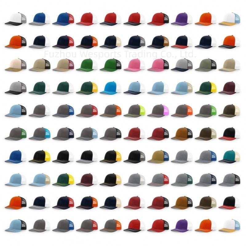 Custom Waterproof Gorras Woven Patch Richardson 112 Tie Dye Trucker Hat