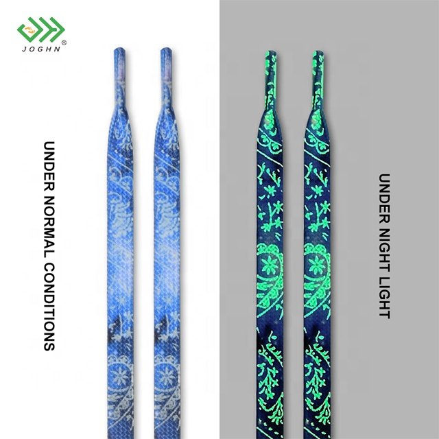 JOGHN LED luminous shoelaces night running group warning equipment fluorescent luminous running sports Led luminous shoelaces