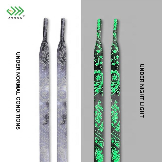 JOGHN LED luminous shoelaces night running group warning equipment fluorescent luminous running sports Led luminous shoelaces