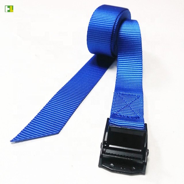 Screen printed logo cam buckle style tie-downs 25mm lashing logistic Cam Straps