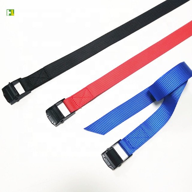 Screen printed logo cam buckle style tie-downs 25mm lashing logistic Cam Straps
