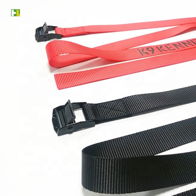 Screen printed logo cam buckle style tie-downs 25mm lashing logistic Cam Straps