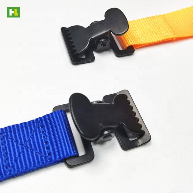 High strength polyester spring buckle multi colors straps for tying
