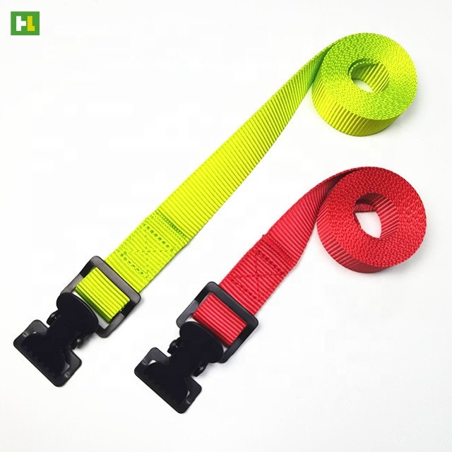 High strength polyester spring buckle multi colors straps for tying