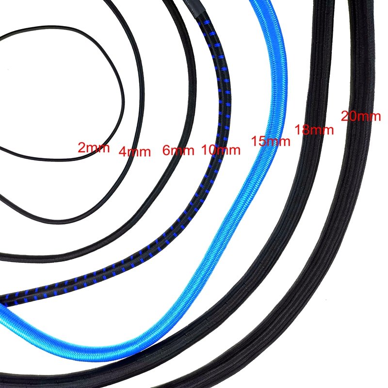 0.8mm 1mm 1.2mm 1.5mm 1.8mm 2mm 3mm White Black Tagmask tie rope Elastic Cord String For Clothing