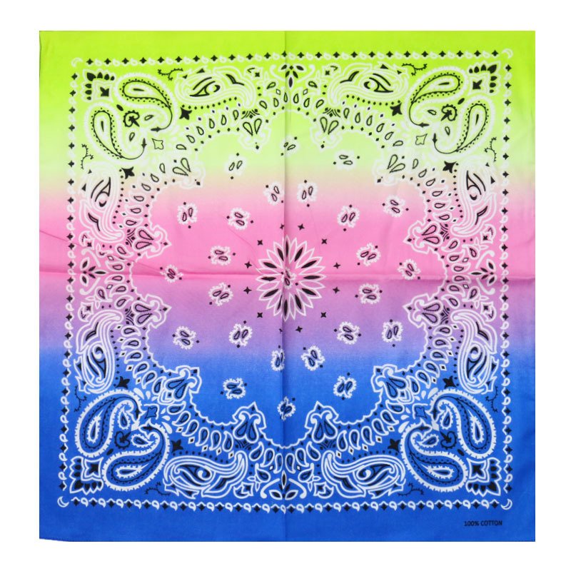 Wholesale Custom Graded Tie Dye Hip Hop 100% Cotton Bandana