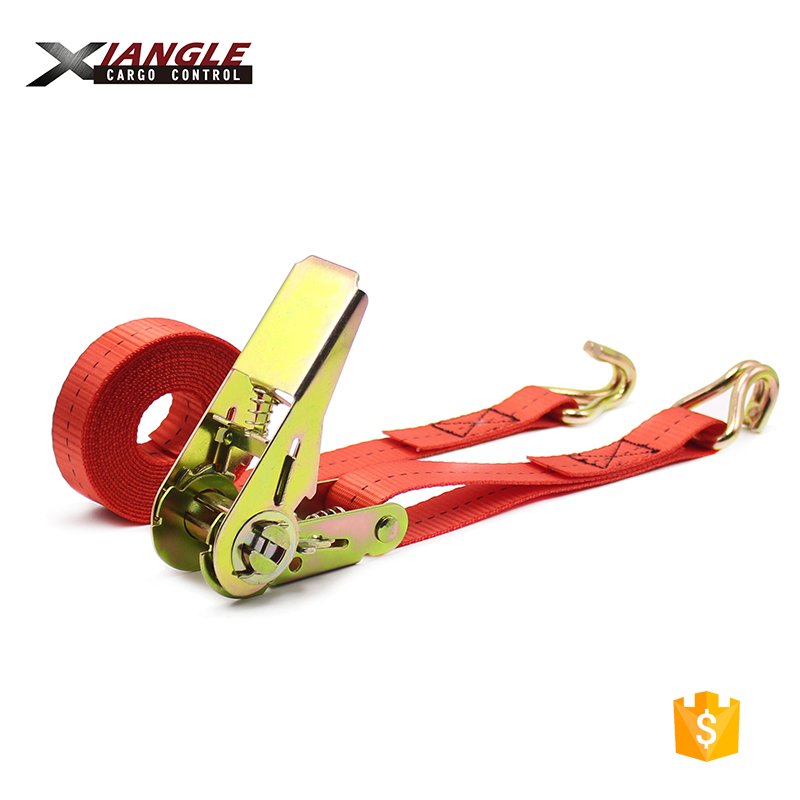 1 Inch 25mm 800Kg Heavy Duty Custom logo Ratchet Carog Lashing Belt Ratchet Straps Tie Down Straps