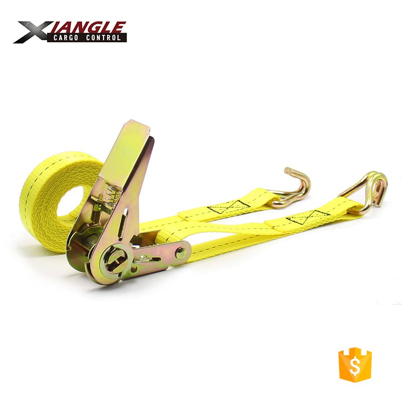 1 Inch 25mm 800Kg Heavy Duty Custom logo Ratchet Carog Lashing Belt Ratchet Straps Tie Down Straps