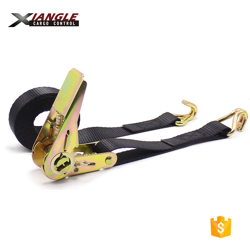 1 Inch 25mm 800Kg Heavy Duty Custom logo Ratchet Carog Lashing Belt Ratchet Straps Tie Down Straps