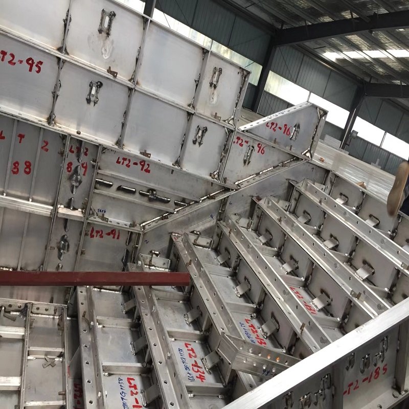 Fast precast aluma encofrado column concrete coffrage aluminum tie wall build mold forms metal formwork system for construction