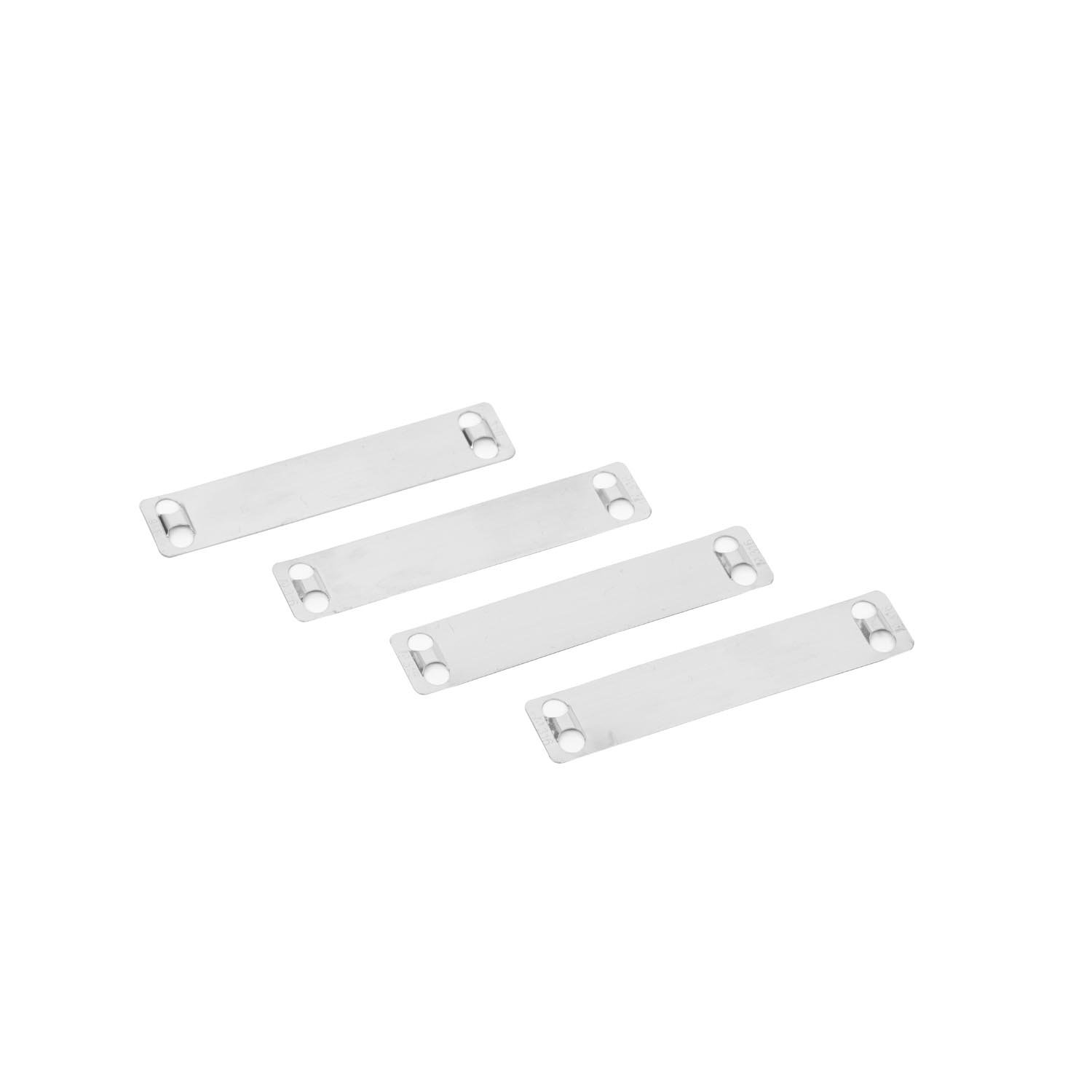 Thickness 0.25/0.4/0.5mm Stainless Steel Cable Marker Plate 9.5/19mm Width
