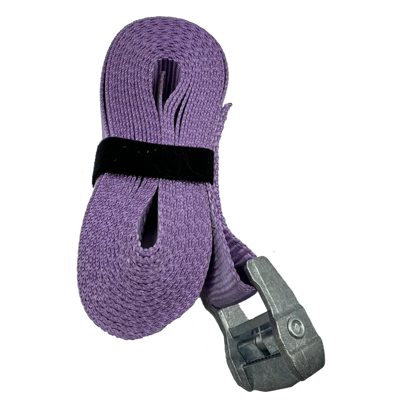 LC 1980LBs 1.5inch 9feet Light Duty Ratchet Tie Down High Tenacity Load Belt With Steel Ratchet Buckle