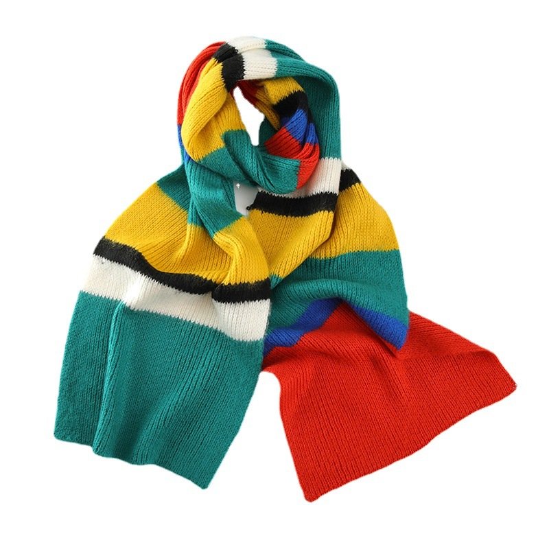 2025 factory wholesale 30*-195CM winter warm Wool Scarf Women's Winter 2024 New Versatile High Quality Warm Knitted Scarf