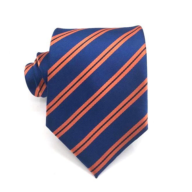 Design Your Own Fraternity Pattern Neckties Black Blue Striped Silk Men Phi Beta Sigma Logo Custom Ties