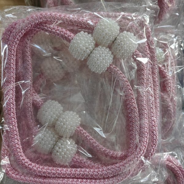 Home Bedroom Office Decorative 3.2cm Pearl Magnetic Curtain Tie Buckles Holdbacks Holders Hooks Clip Tiebacks