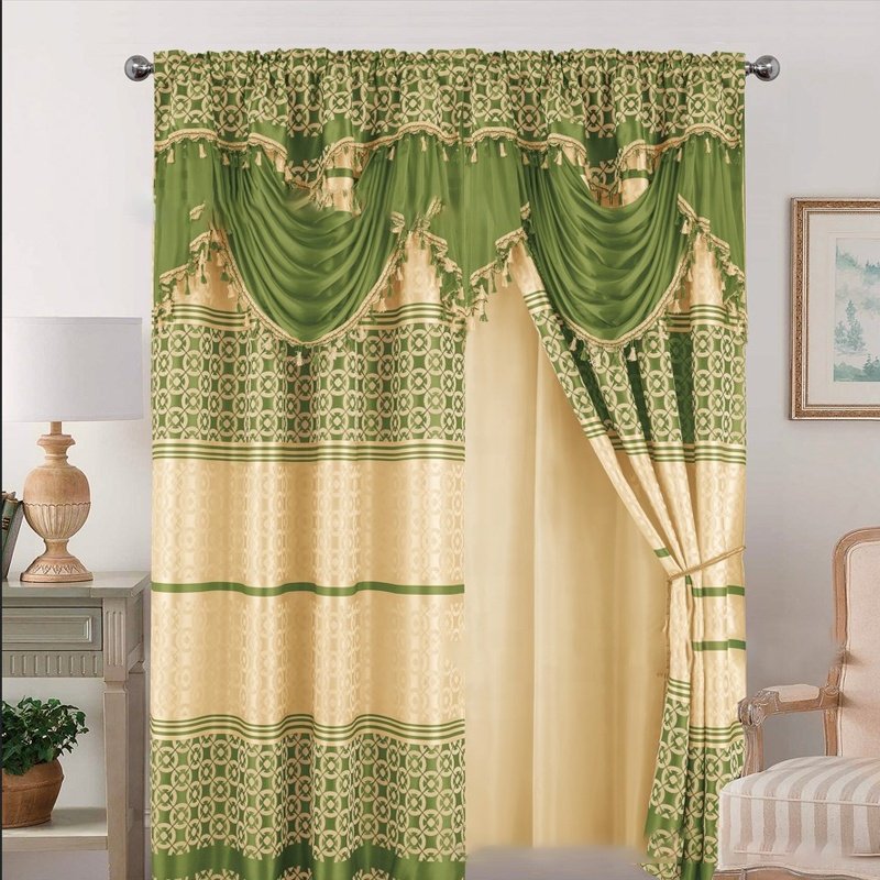 Single Jacquard Curtain Fabrics Turkey With Turkish Curtain Fabric Design For Salon