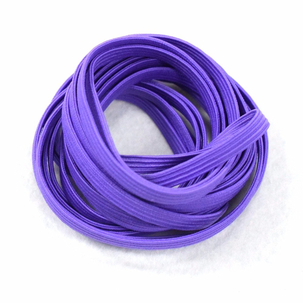 In Stock 7mm Mixed Color Chinese Skipping Rope Children's Toy Elastic Jump Rope