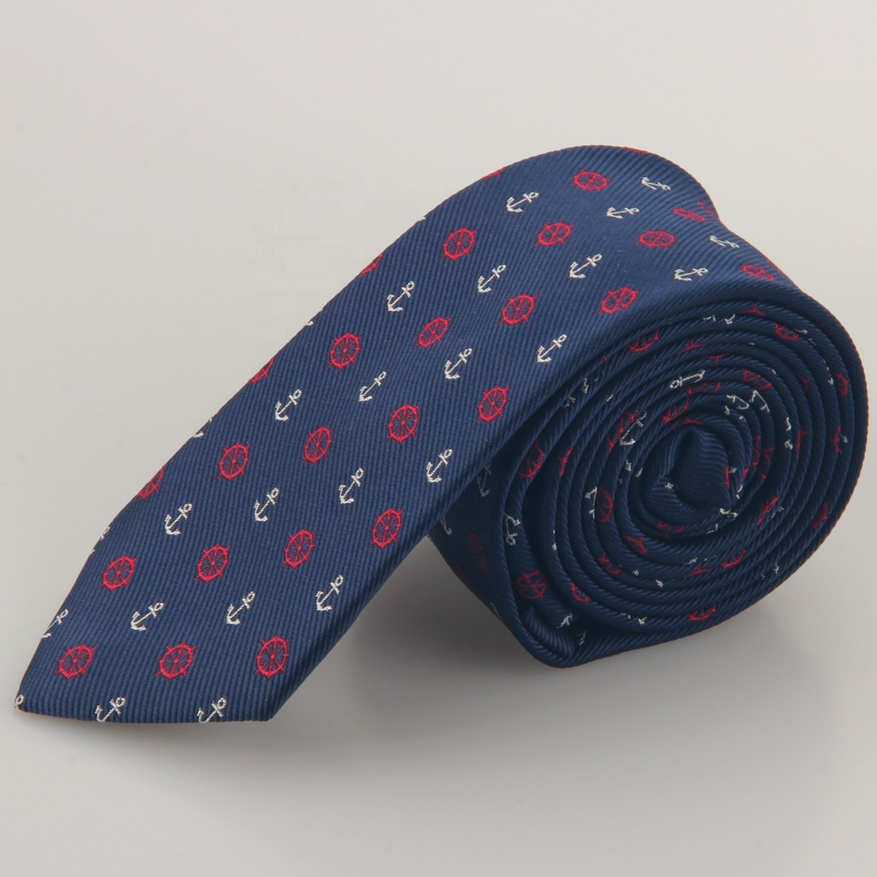 1200 Stitches Polyester Navy Blue Mason Tie