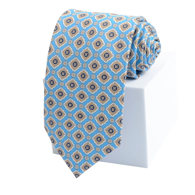 Hamocigia 100% Organic Silk Digital Printing Tie Mens handmade Silk ties