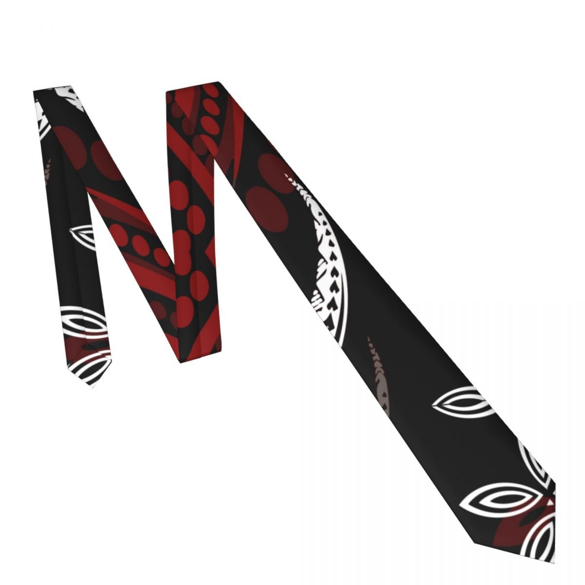 2023 Custom Polynesian samoa tanga Logo Private Label Necktie Men Ties Digital Printing Striped 100% polyester Ties