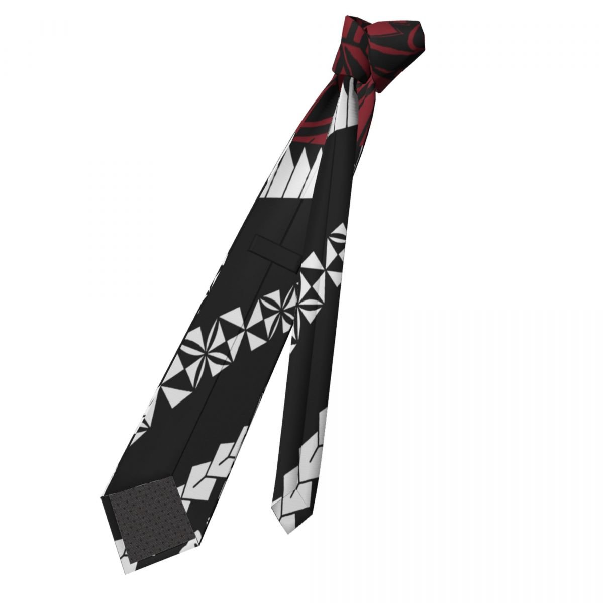 2023 Custom Polynesian samoa tanga Logo Private Label Necktie Men Ties Digital Printing Striped 100% polyester Ties