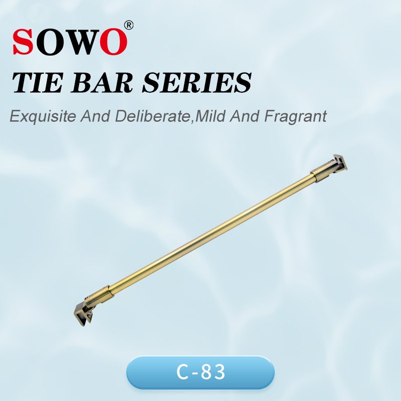 Sliding Door Shower Room Glass Handle C-83 Bathroom Copper Handle Tie Bar Holder Hardware Accessories
