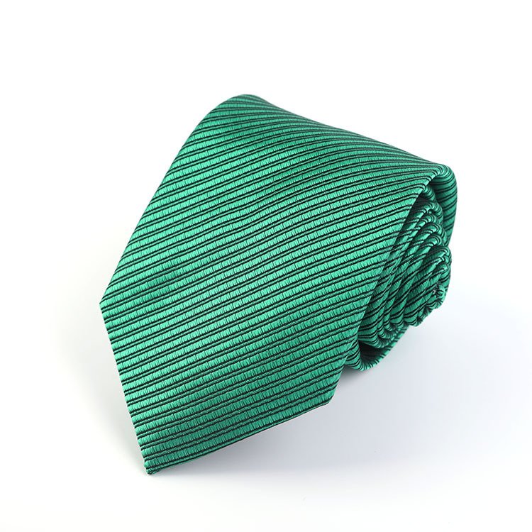 2024 Hot selling fashion 8cm pattern striped check polyester neckties for men business neck tie men suit accessories