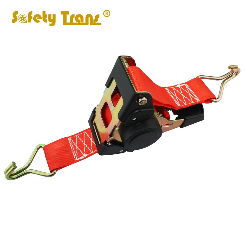 HIGH QUALITY JIULONG China Manufacturer Black Flat Strap Green Aluminuin Handle Ratchet With No Hook Tie Down