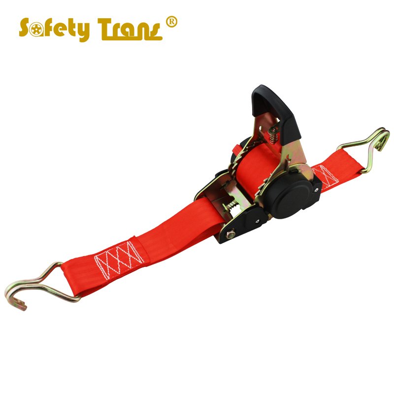 HIGH QUALITY JIULONG China Manufacturer Black Flat Strap Green Aluminuin Handle Ratchet With No Hook Tie Down