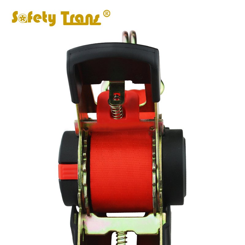 HIGH QUALITY JIULONG China Manufacturer Black Flat Strap Green Aluminuin Handle Ratchet With No Hook Tie Down