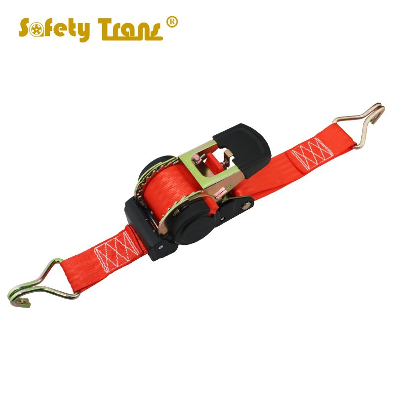 HIGH QUALITY JIULONG China Manufacturer Black Flat Strap Green Aluminuin Handle Ratchet With No Hook Tie Down