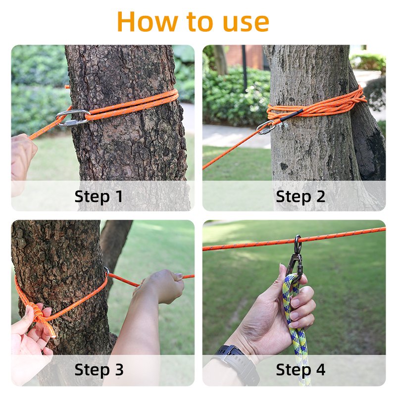 Custom Reflective Long leash dog 50ft 100ft Pet Tie Out Run Leash Lead Outdoor Camping Runner for Yard dog collar leash set