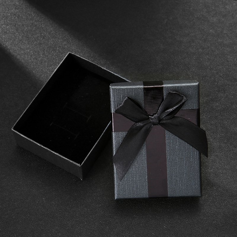 Jewelry Accessories Jewelry box Brooch exquisite gift box cufflinks go quantity bow jewelry box