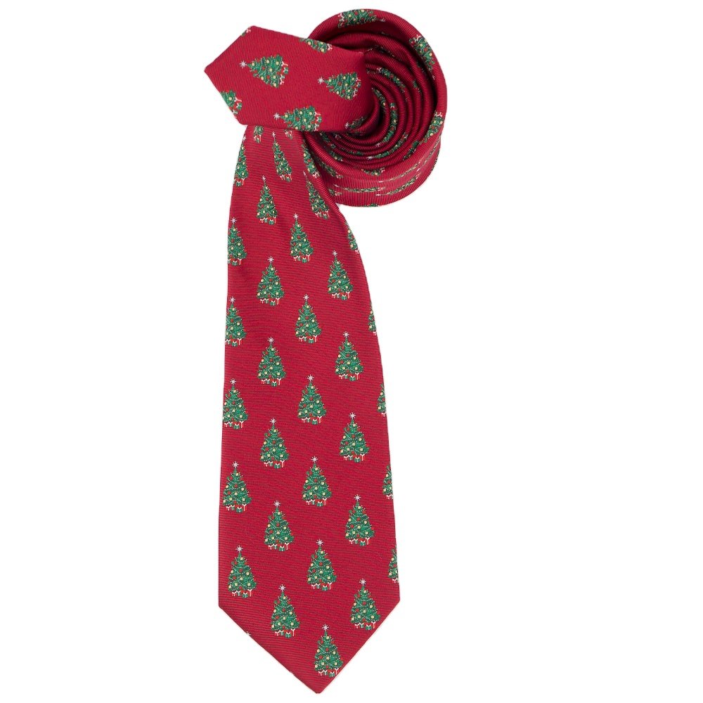 Manxiang Classic Handmade Christmas Xmas Microfiber Woven Polyester Necktie Tie
