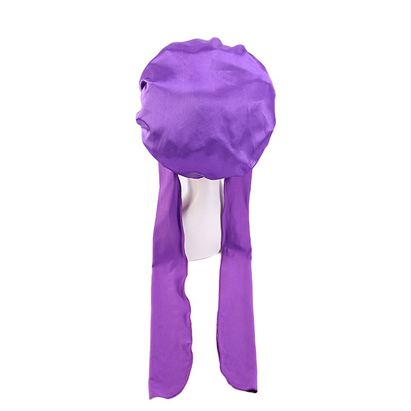 Wide Elastic Band Women Bonnet Long Hair Silk Bonnet for Curly Braids Tie Sleeping Satin Bonnets