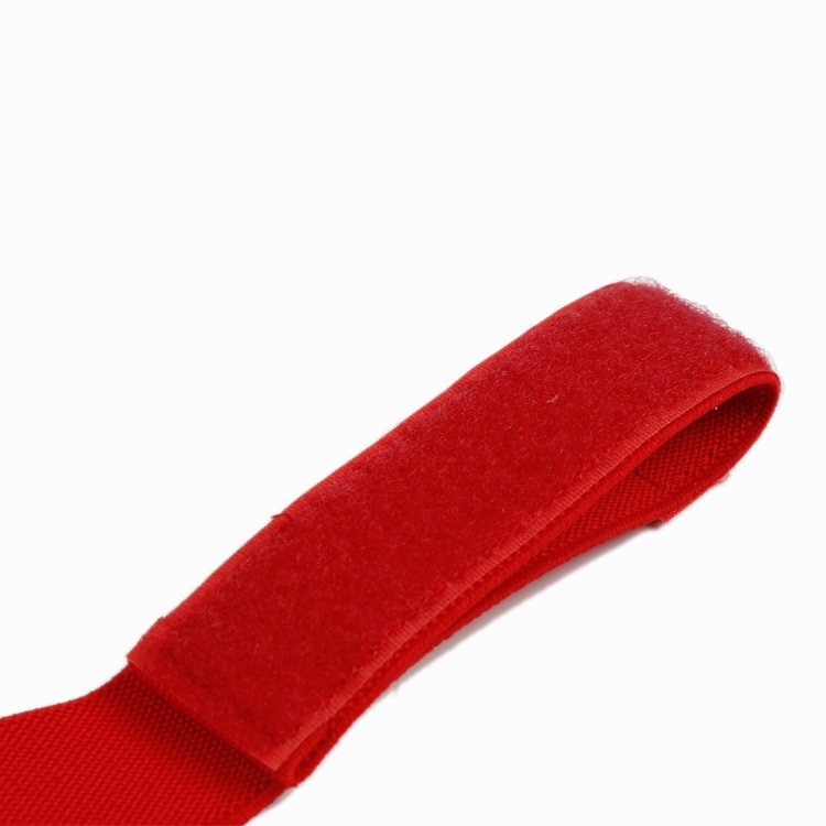Flexible Nylon Hook and Loop tape adjustable cable tie with Logo hook&loop
