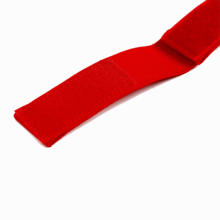 Flexible Nylon Hook and Loop tape adjustable cable tie with Logo hook&loop