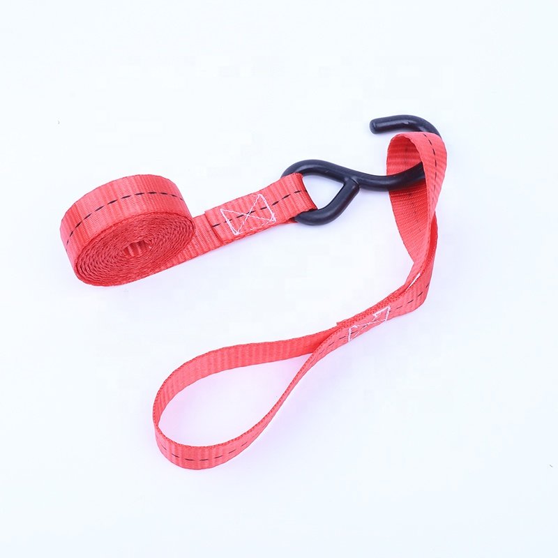 25mm Ratchet Tie Down Strap Lashing Tension Belt Cargo Heavy Duty Ratchet Straps With S Hook