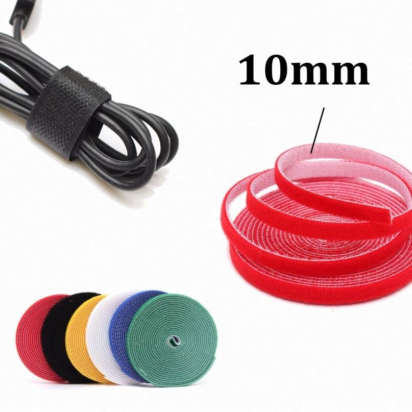 Heavy Duty Reusable Back To Back Hook And Loop Cable Tie
