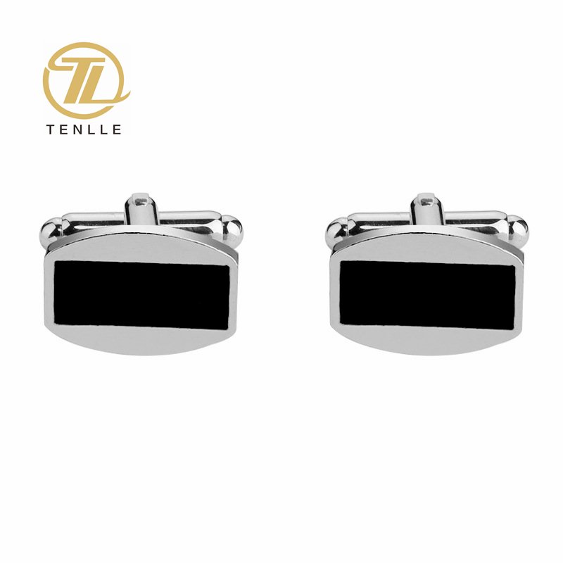 Unique craft custom laser/engraved logo men cufflinks /men cuff links enamel cufflinks