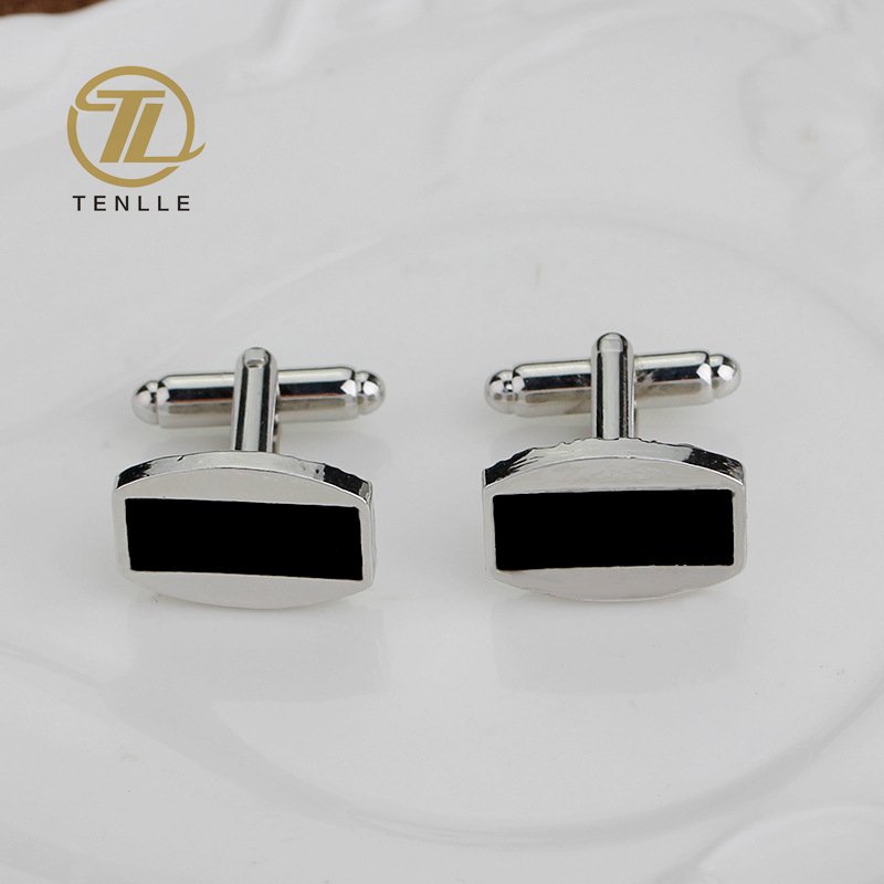 Unique craft custom laser/engraved logo men cufflinks /men cuff links enamel cufflinks