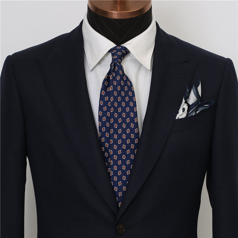 High Quality 100% Silk Necktie 148*8.5 CM Handmade Formal Mens Ties Luxury Dressing Tie For Man