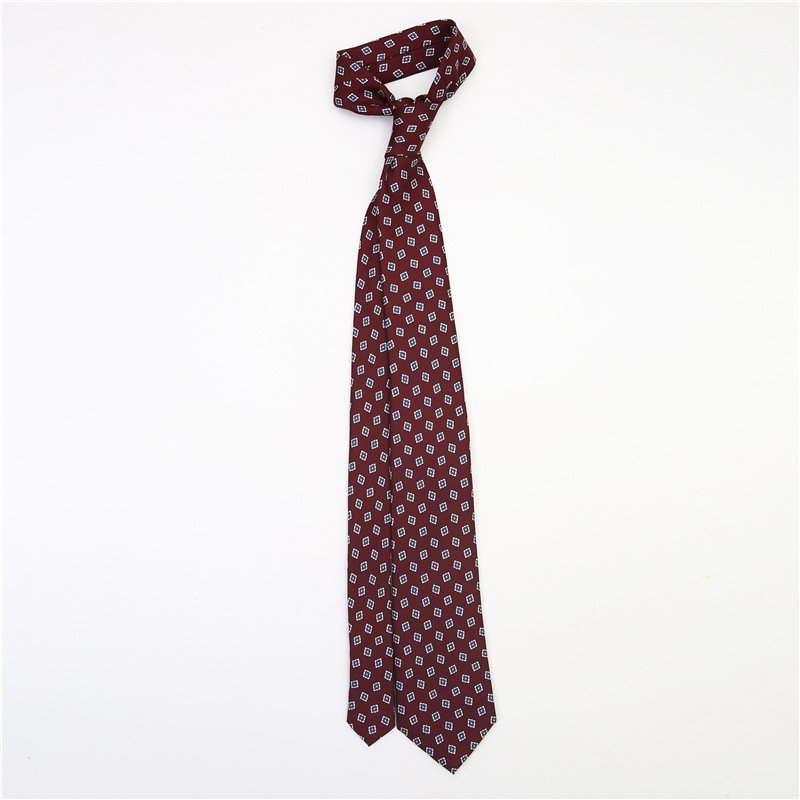 High Quality 100% Silk Necktie 148*8.5 CM Handmade Formal Mens Ties Luxury Dressing Tie For Man