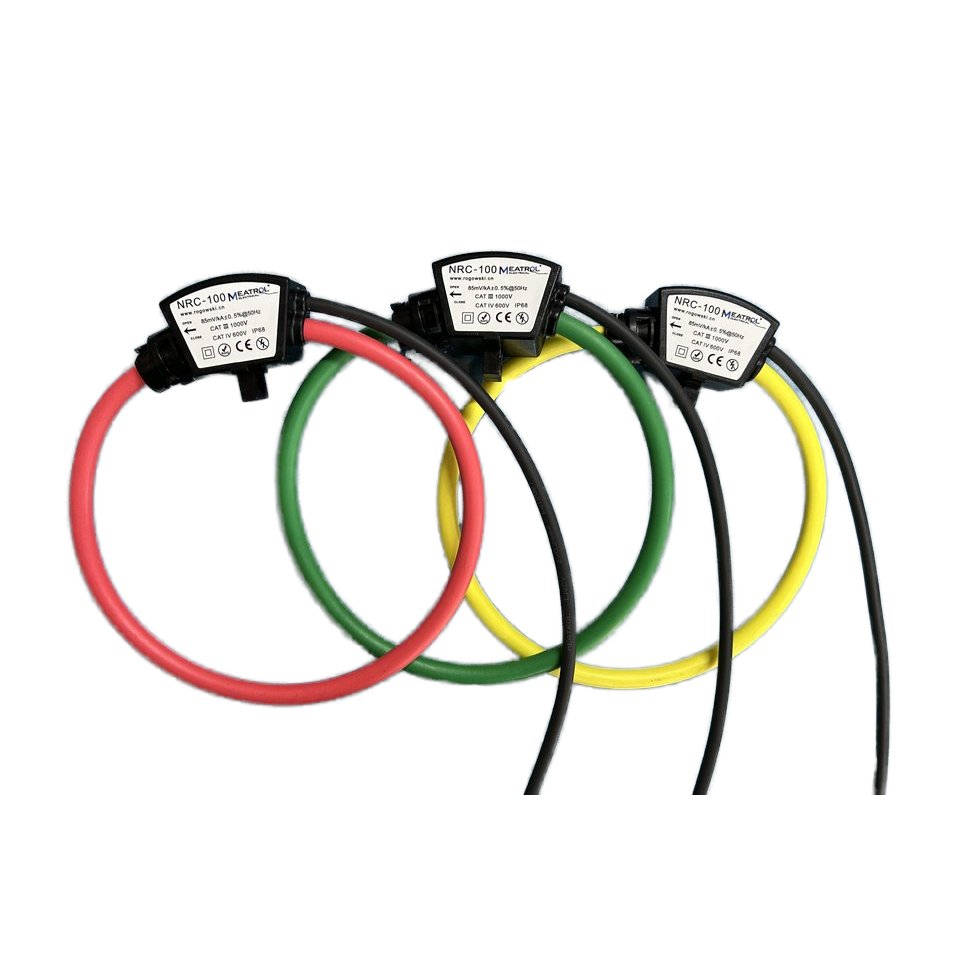 MEATROL NRC-150 Flexible CT air-cored Current transducer Rogowski coil Sensor with fixed cable ties 1500A
