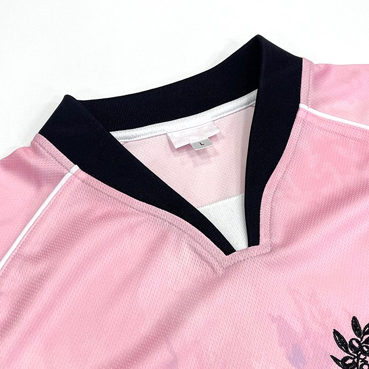 Custom Soccer Shirts Tie Dye Design Embroidery Logo Dropped Shoulders Faddish Football Jersey