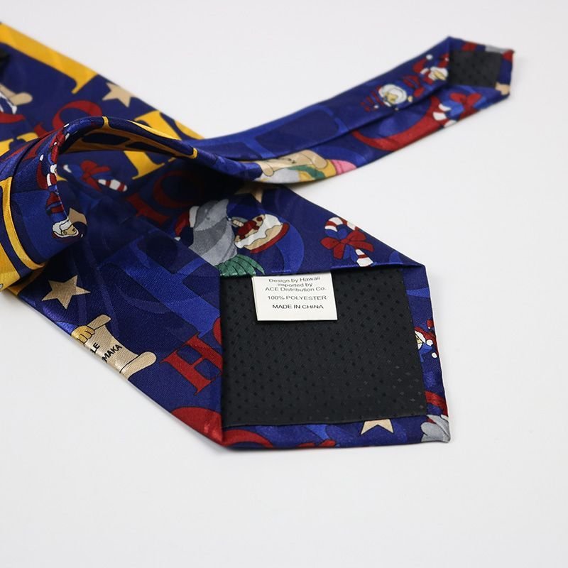 Christmas jk Tie for men New Year Festive atmosphere Creative cartoon carol Snowflake Halloween 10cm hand play