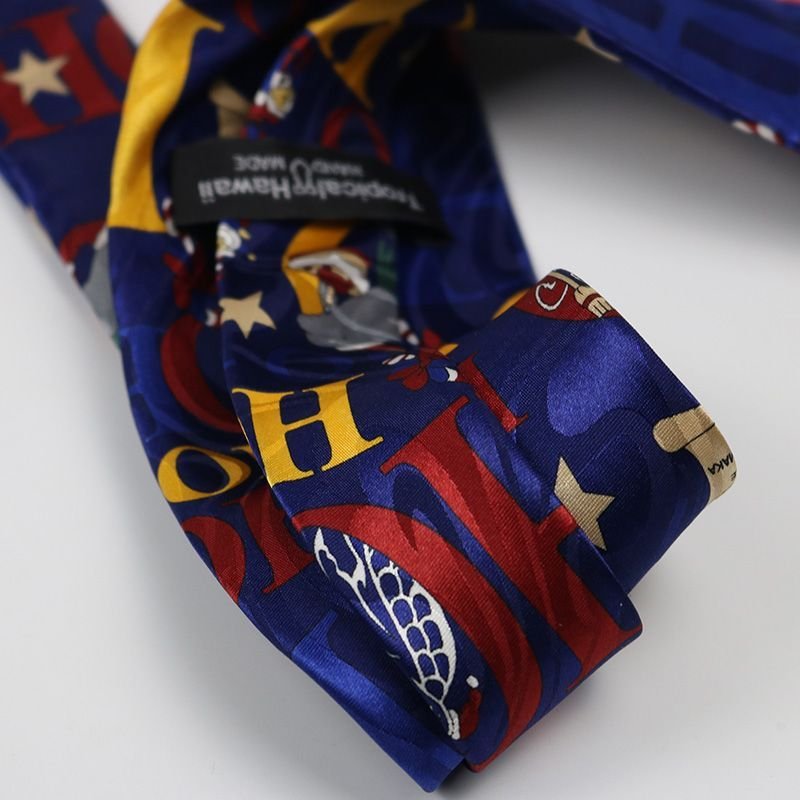 Christmas jk Tie for men New Year Festive atmosphere Creative cartoon carol Snowflake Halloween 10cm hand play