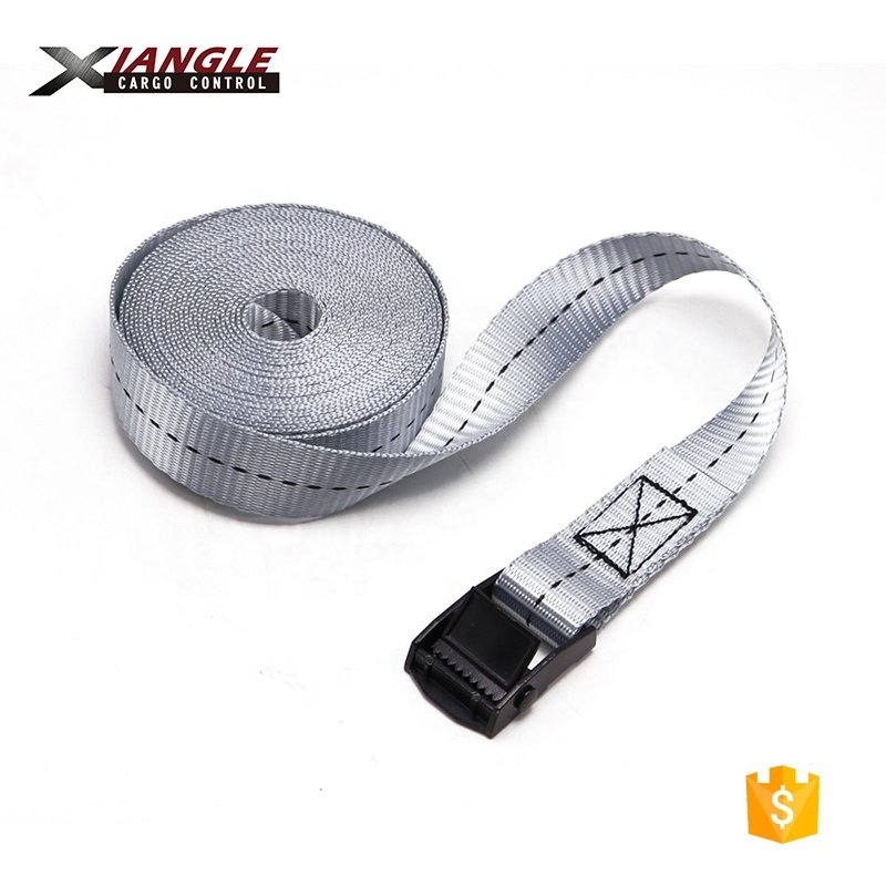 Customizable 1 Inch 25mm 250kgs Cargo Control Lashing Straps Belt Cam Buckle Tie Down with Cam Lock Buckle