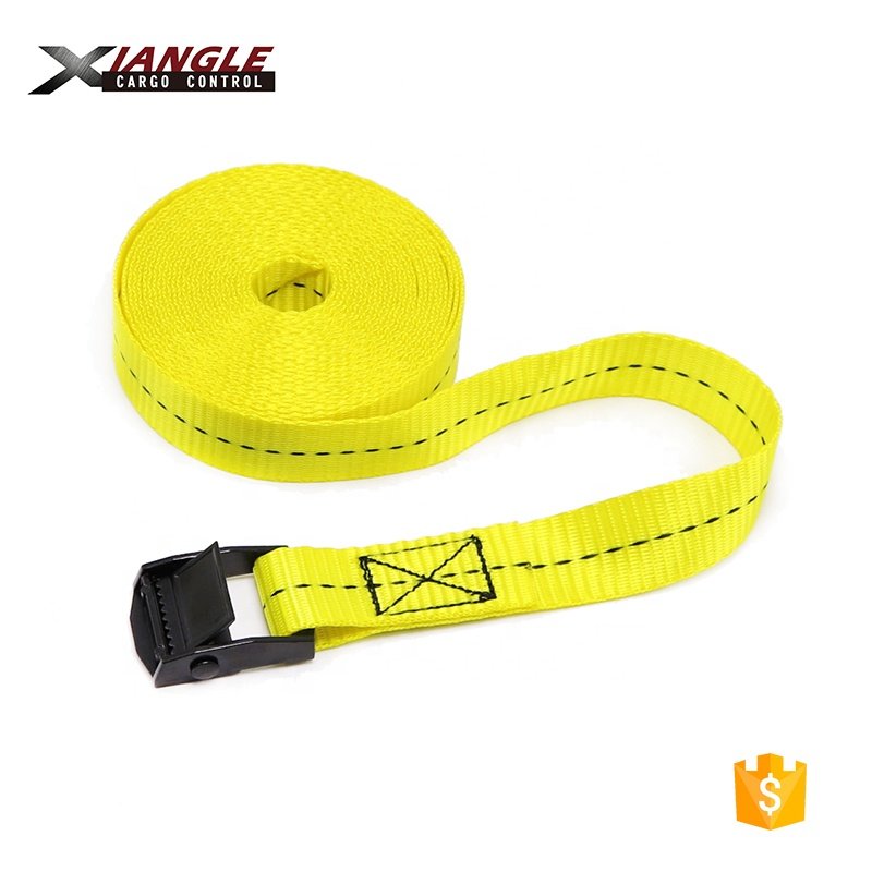 Customizable 1 Inch 25mm 250kgs Cargo Control Lashing Straps Belt Cam Buckle Tie Down with Cam Lock Buckle