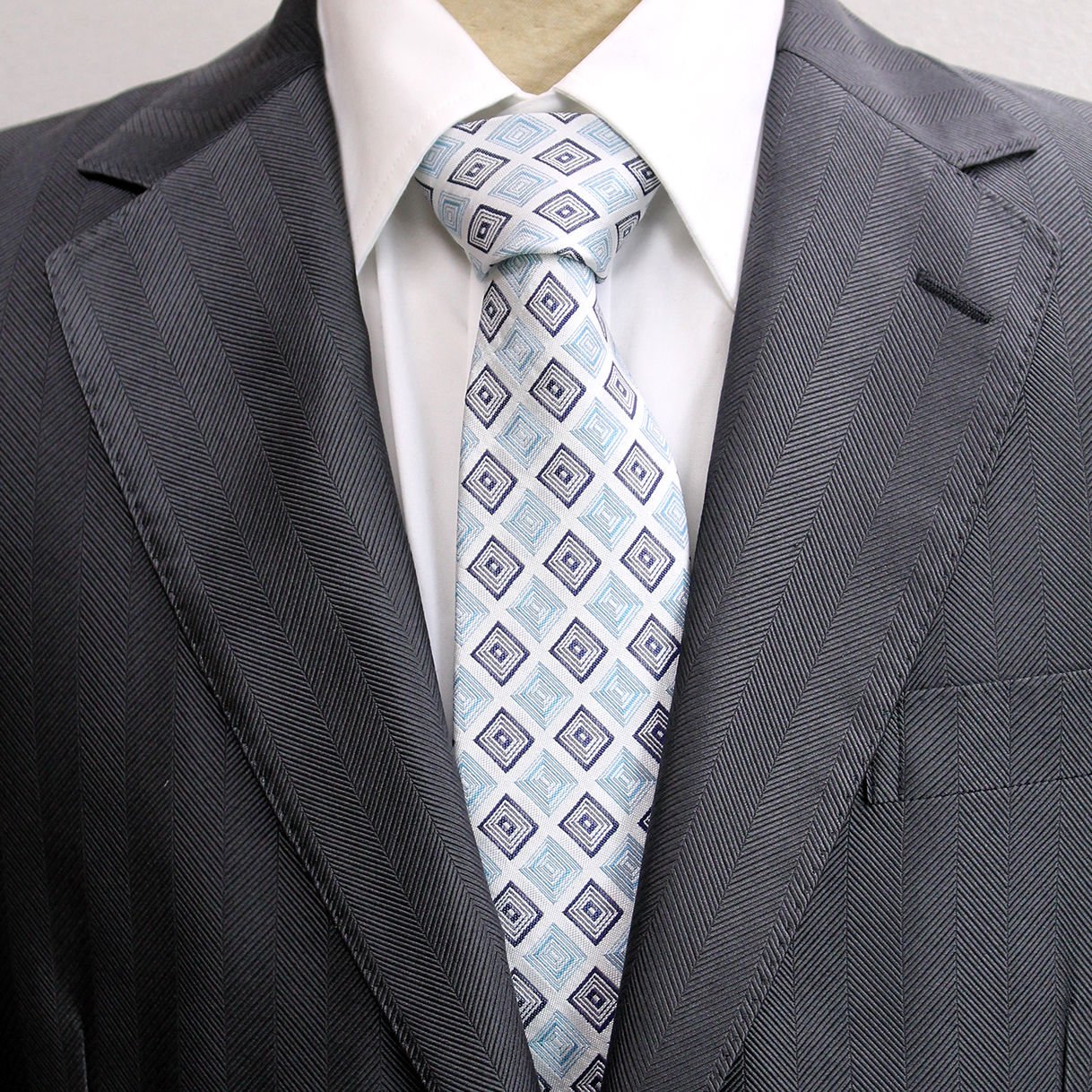 Luxury 100% Silk Neck tie japanese traditional Jacquard fabric diamond shape business gift & souvenirs